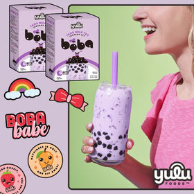 YULU FOODS ready in under one minute bubble tea prep.