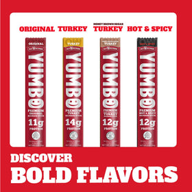 YUMBO 2oz portion stick, convenient ready-to-eat snack