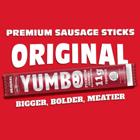 YUMBO Honey Brown Sugar Turkey Sausage Stick, sweet-savory protein snack
