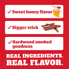 YUMBO Honey Brown Sugar Turkey Sticks individually wrapped for fresh, portable protein