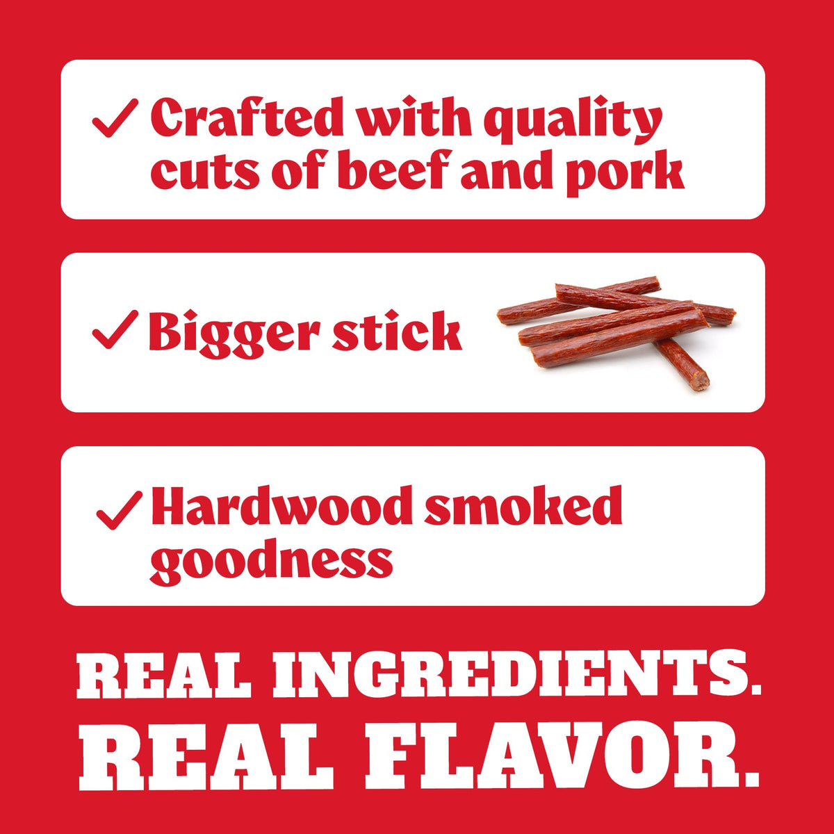 YUMBO Turkey Summer Sausage Stick, gluten-free and protein-packed snack