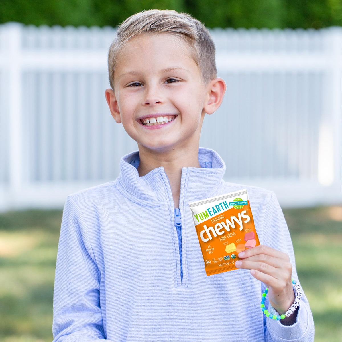 Allergen-friendly YumEarth Chewys without top 9 allergens