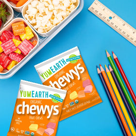Gluten-free, vegan YumEarth Chewys for dietary needs
