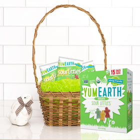 YumEarth Sour Littles close-up reveals bright colors with no artificial dyes