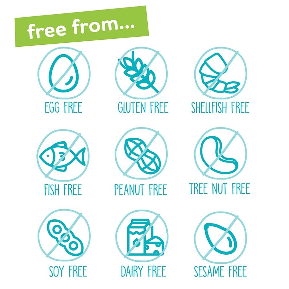 YumEarth Fruit Drops gluten-free label, emphasizing allergy-friendly confection.