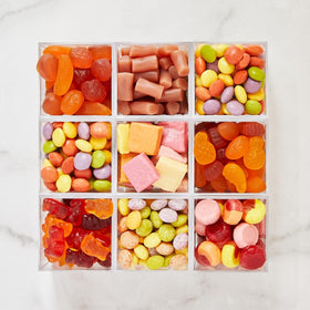 YumEarth Fruit Drops vegan symbol on packaging, confirming plant-based candy.