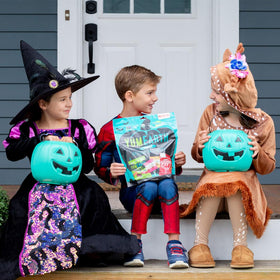 YumEarth giggles assorted treats perfect for trick-or-treat sharing.
