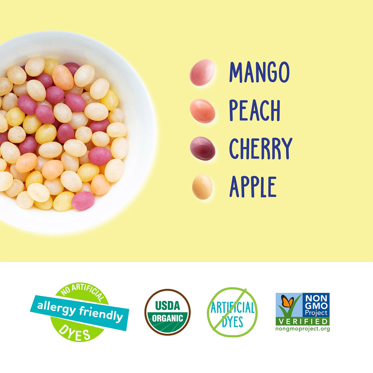 YumEarth Gluten-Free Jelly Beans offer allergy-friendly snacking for school or home.