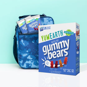 YumEarth Gummy Bears come in a convenient 15-pack.