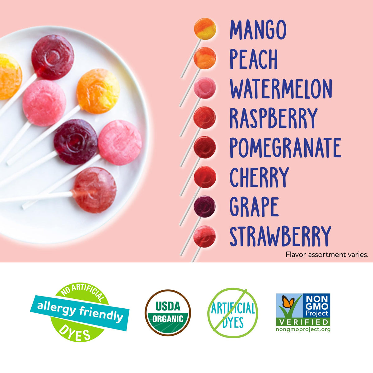 YumEarth lollipops individually wrapped ensure mess-free snacks on the go