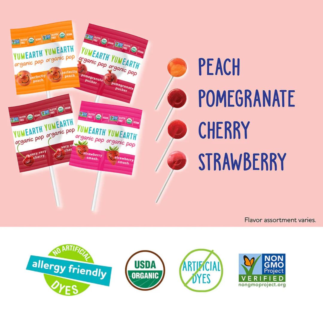 YumEarth lollipops in a classroom reward bowl setting for positive reinforcement.