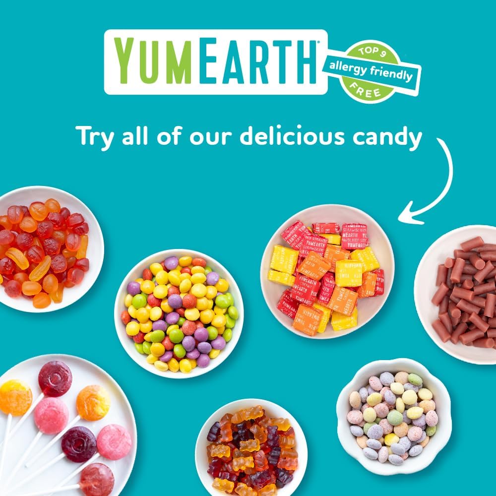 YumEarth Organic mints label emphasizes no artificial colors or flavors