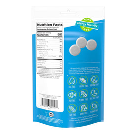 YumEarth Wild Peppermint mints open pack illustrate convenient, natural breath refresh