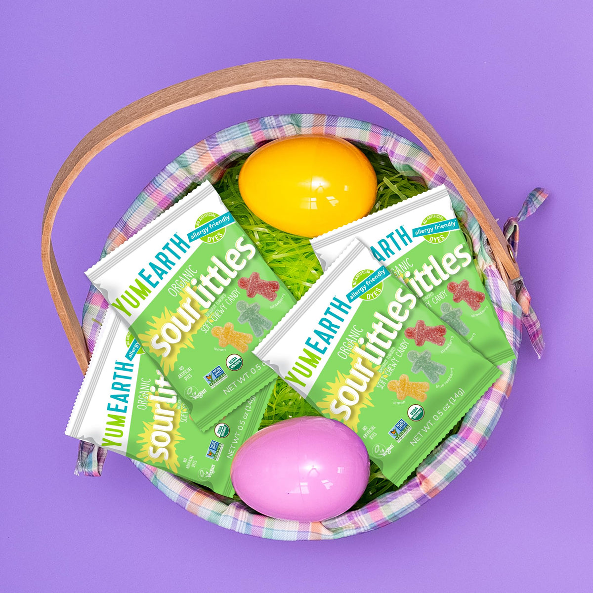 YumEarth organic vegan label confirms non-GMO and gluten-free status
