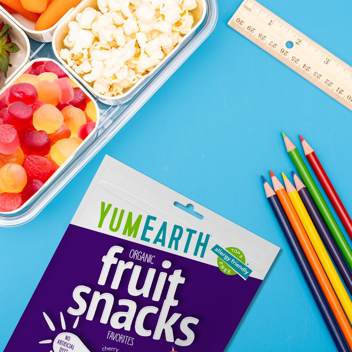 YumEarth USDA Organic badge signals an organic snack choice.