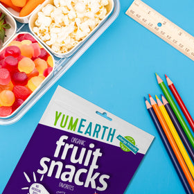 YumEarth USDA Organic badge signals an organic snack choice.