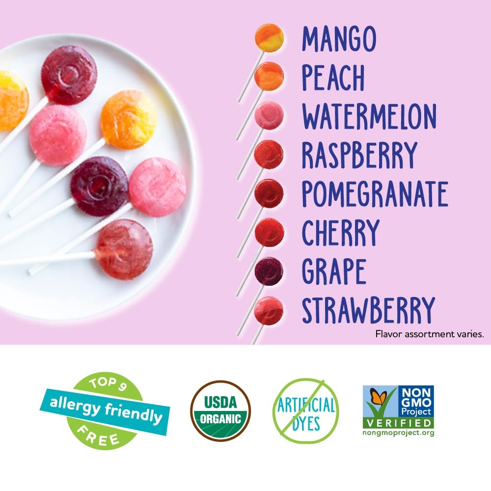 YumEarth Vitamin C Pops individually-wrapped stays fresh for on-the-go snacking
