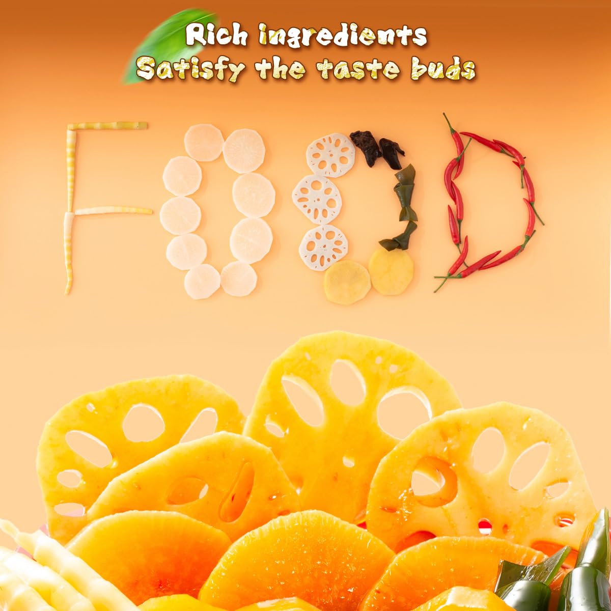YUMEI spicy flavor pack closeup highlighting bold aroma and heat-ready sauce.