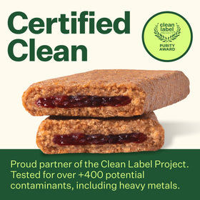Real-food ingredients blend highlighting recognizable produce