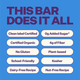 On-the-go snack with convenient wrappers for busy families