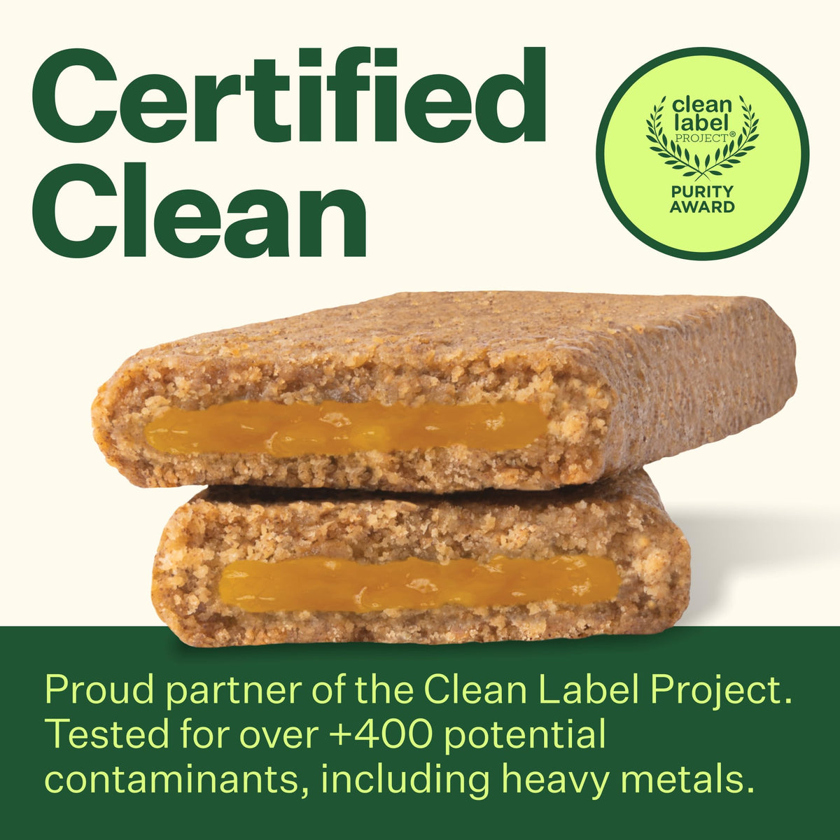 Yumi bars highlighting calcium and choline benefits for growing kids