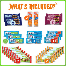 Yummey Granola Bars assorted flavors display, ideal for office breaks and shared snacks