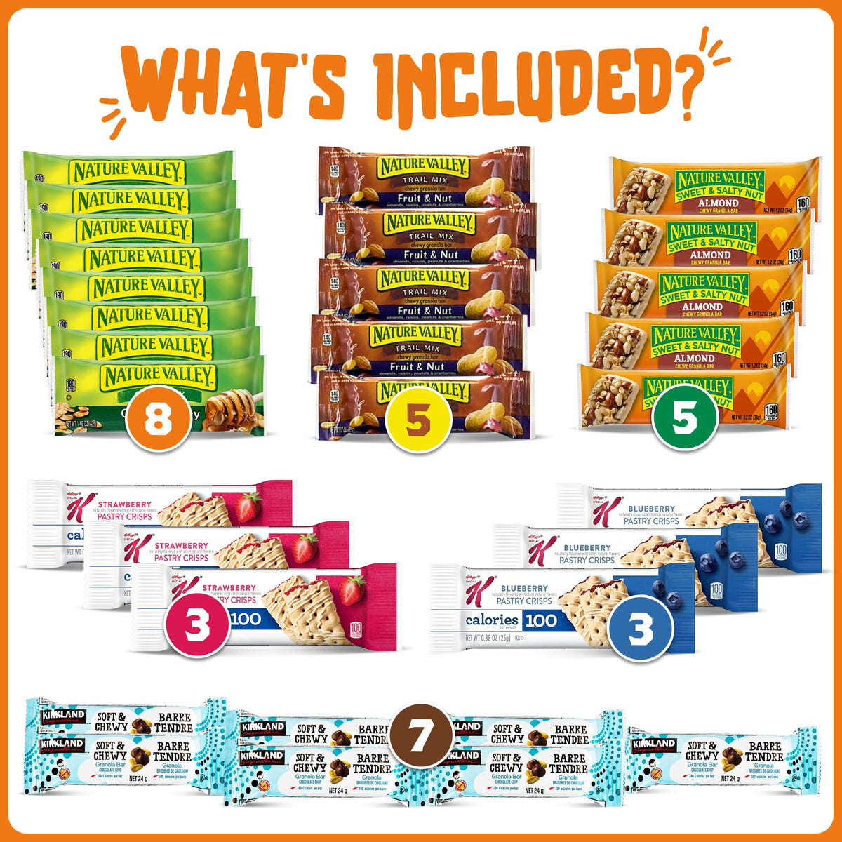 Yummey Granola Bars individually wrapped, perfect for on-the-go snacking