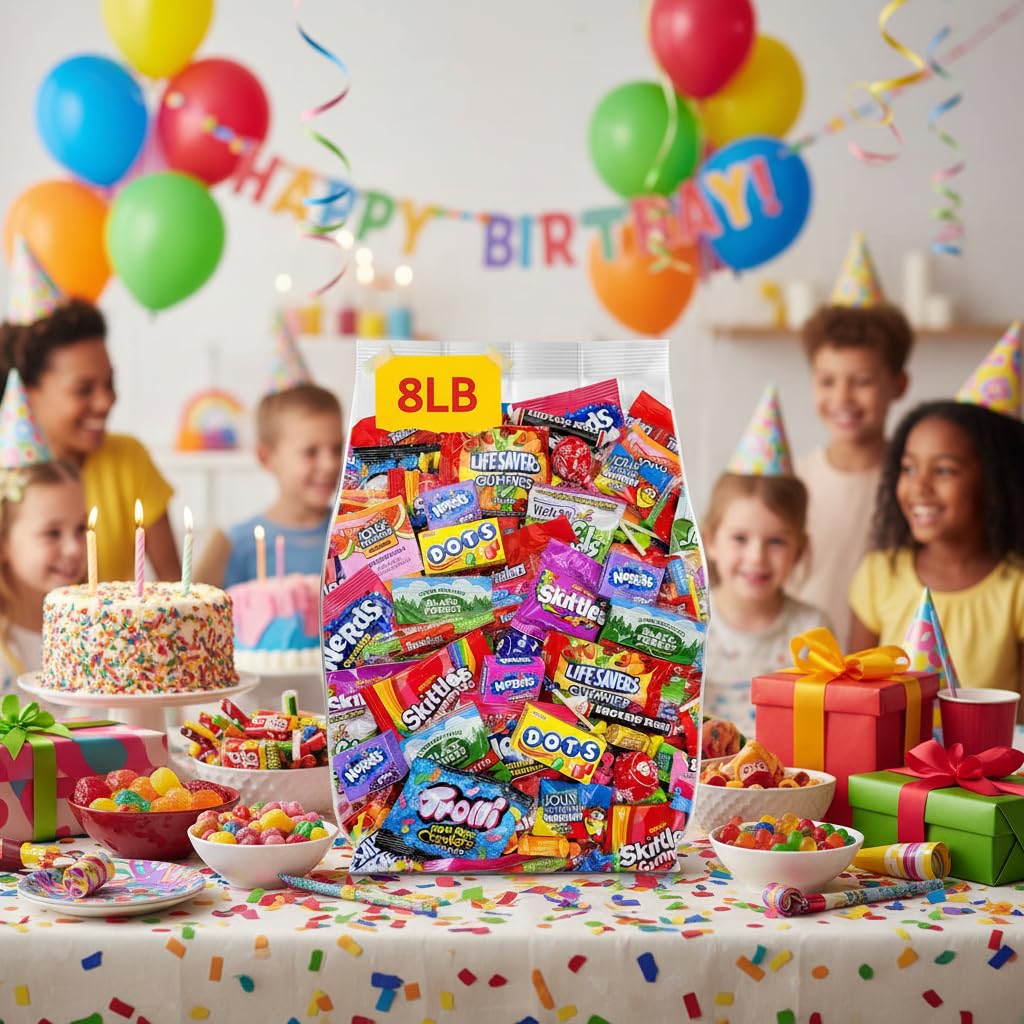 Yummy Chew assorted candy for parties, perfect for goodie bags and piñatas.
