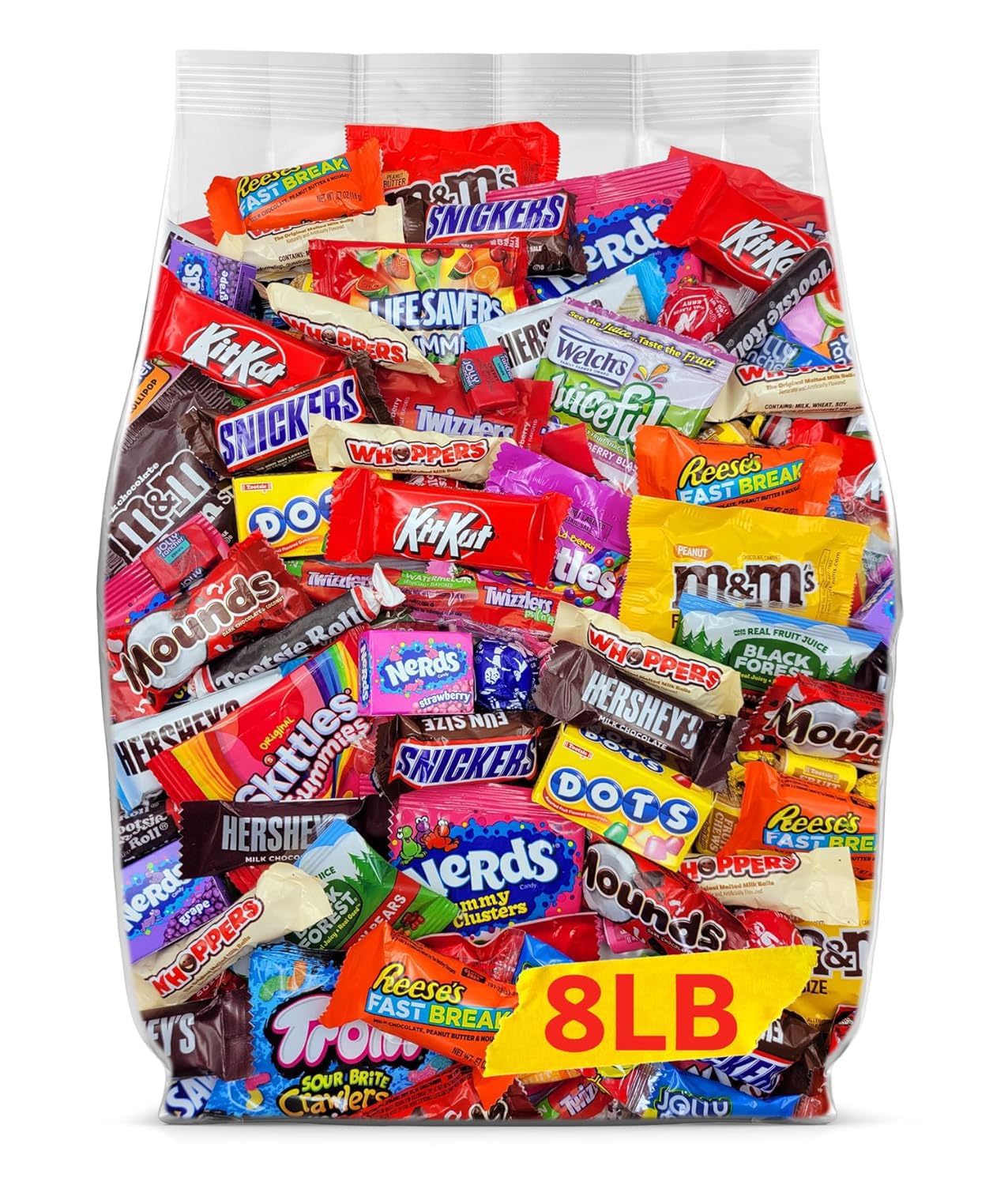 Yummy Chew assorted chocolate candy 8lb bulk pack for events and sharing