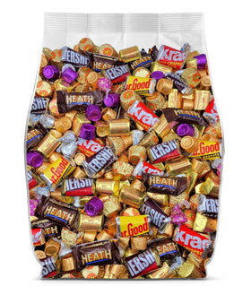 Yummy Chew assorted chocolate bulk bag for gatherings and sharing.