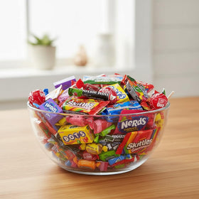 Yummy Chew colorfully wrapped treats in a 2lb mix ideal for pinatas and gift bags.