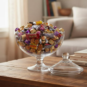 Yummy Chew mini chocolates individually wrapped close-up for freshness.