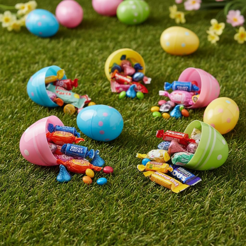 Yummy Chew Easter eggs and chocolates for egg hunts and baskets.