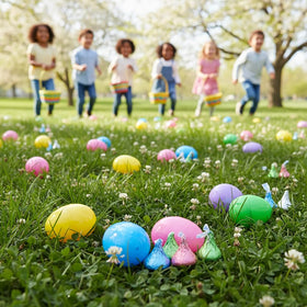 Yummy Chew Easter Kisses ideal basket fillers and egg hunt treats.