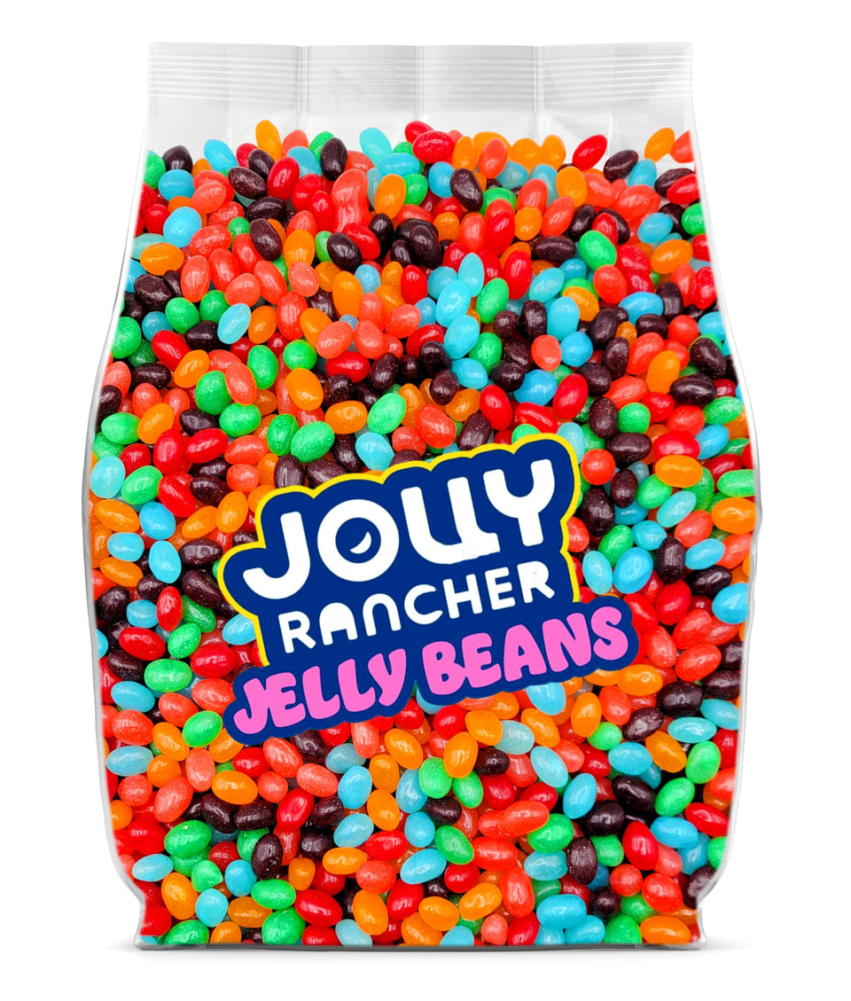 Yummy Chew JollyRancher jelly beans bulk in a colorful assortment, ideal for party favors.