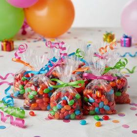Yummy Chew jelly beans orange flavor, adds vibrant color to events and bowls.