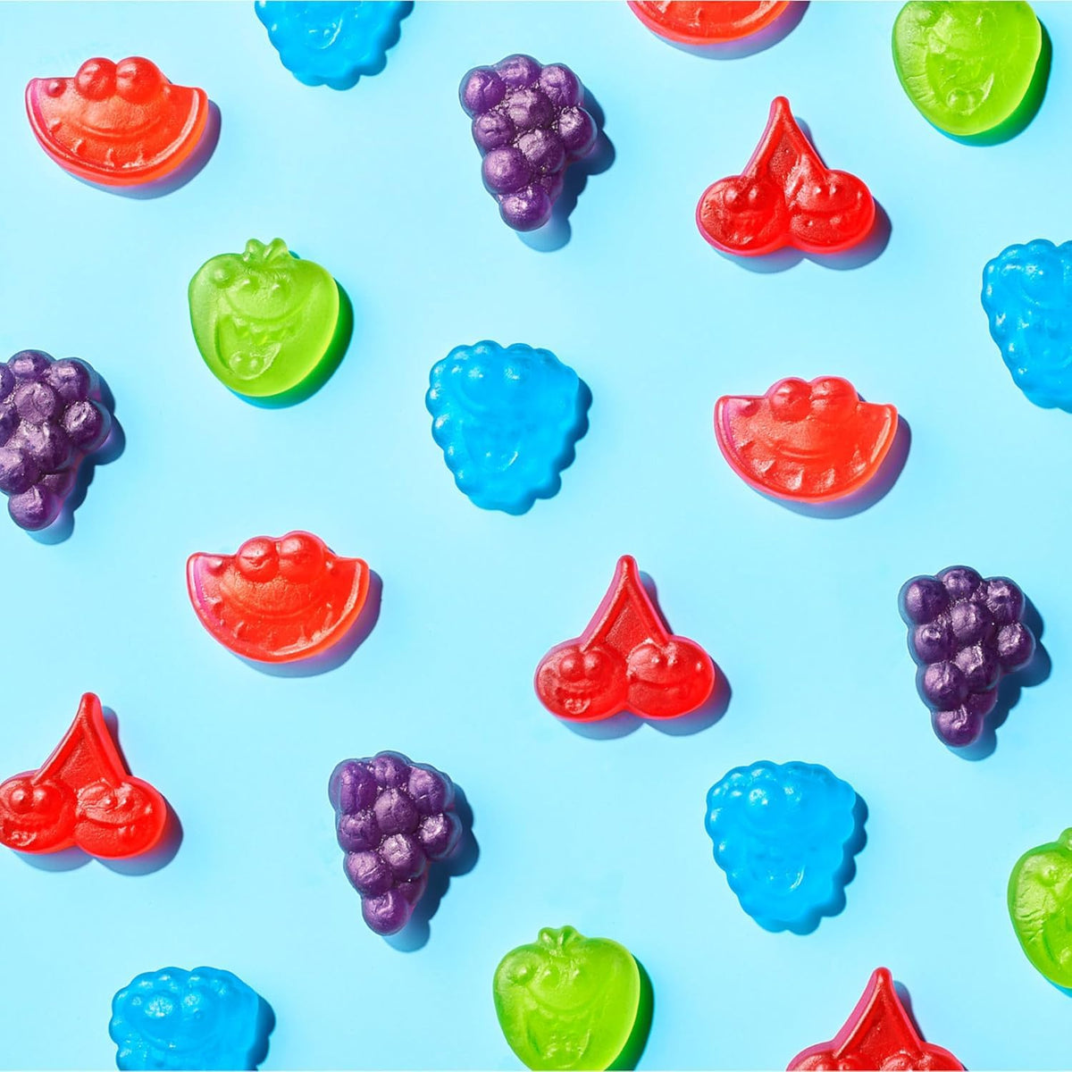 Yummy Chew JollyRanchers bulk blue raspberry gummies with bold fruit flavor.