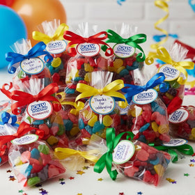 Yummy Chew JollyRanchers bulk candy bowls and events ready for serving.