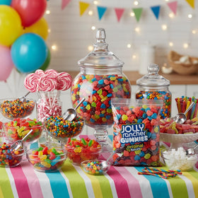 Yummy Chew JollyRanchers bulk watermelon gummies for summertime snacking.