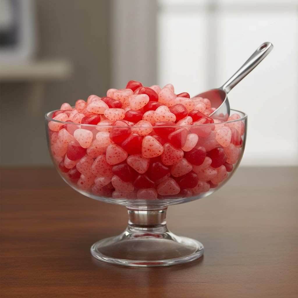 Bulk 2lb JollyRanchers Jelly Hearts ideal for party favors and classroom treats.