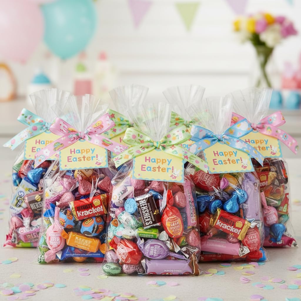 Yummy Chew Kisses and Peanut Butter Cups for a crowd-pleasing treat.
