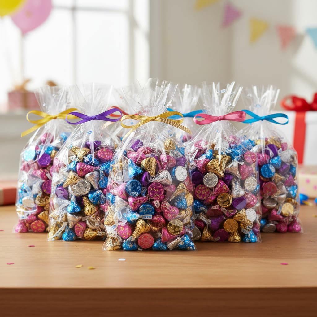 Yummy Chew Party favors, wrapped Kisses for events
