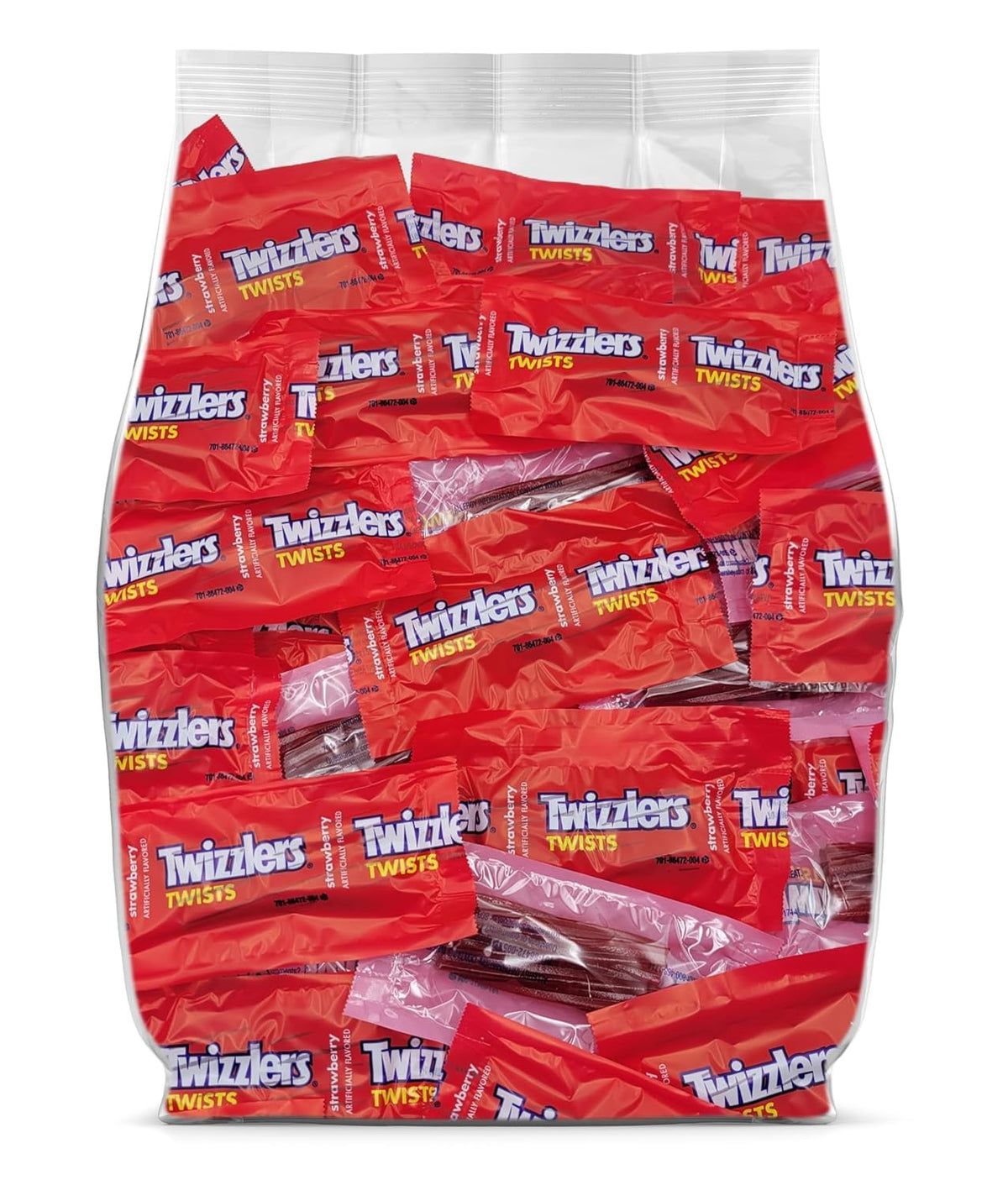 Yummy Chew Twizzlers Strawberry Licorice Candy bulk pack display for party snacking