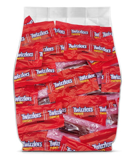 Yummy Chew Twizzlers Strawberry Licorice Candy bulk pack display for party snacking