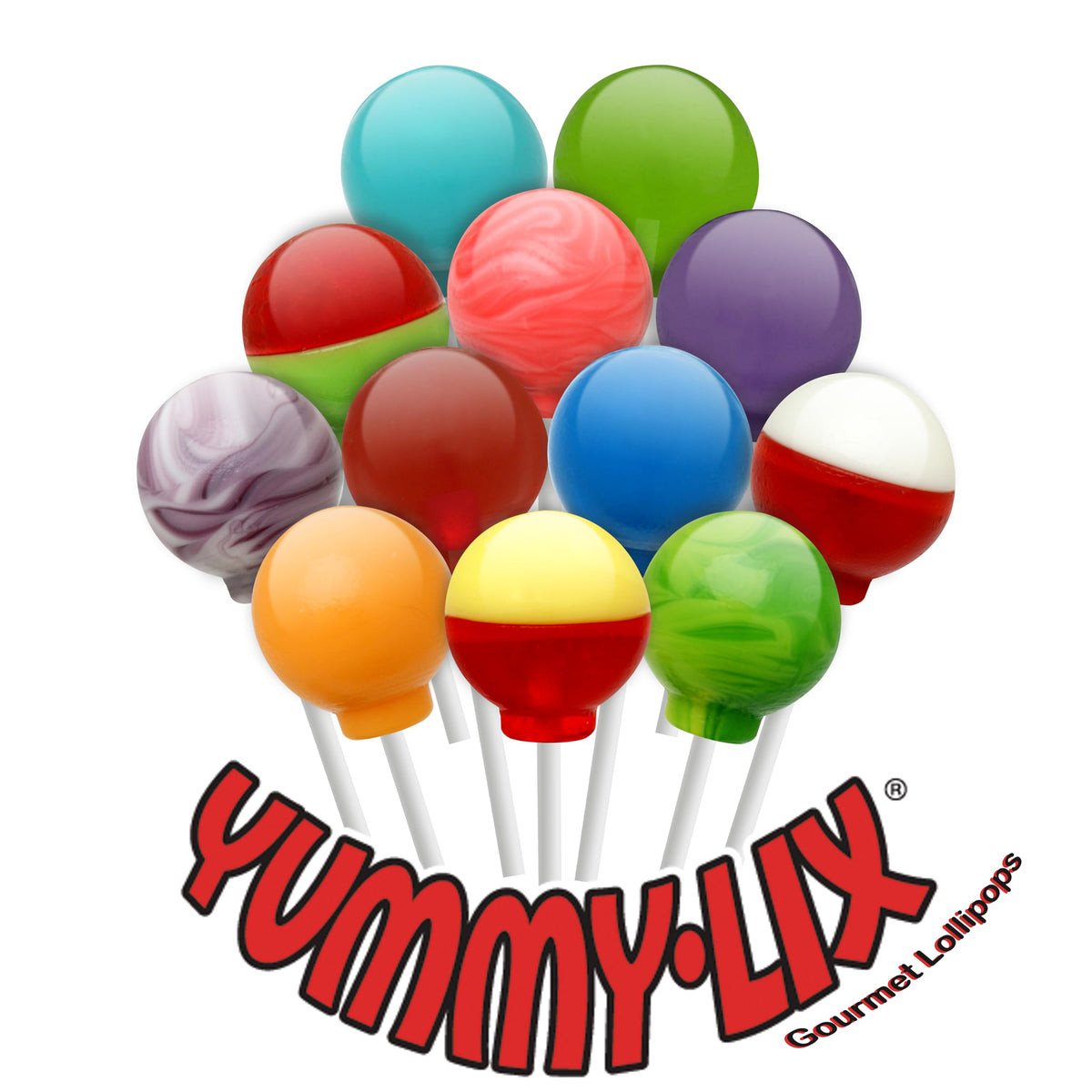 Yummy-Lix lollipops ready for events and fundraisers in a multipack