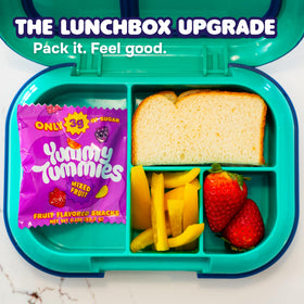 Yummy Tummies grape-flavor fruit snack diversifies kid-friendly options.