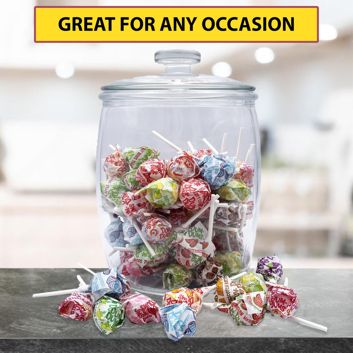 Yummyland Dum Dums freshly packed by Yummyland for peak flavor
