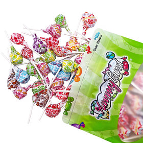 Yummyland Dum Dums individually wrapped lollipops for freshness and quick distribution