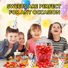 YUMMYLAND Orange candy is gluten-free and peanut-free.