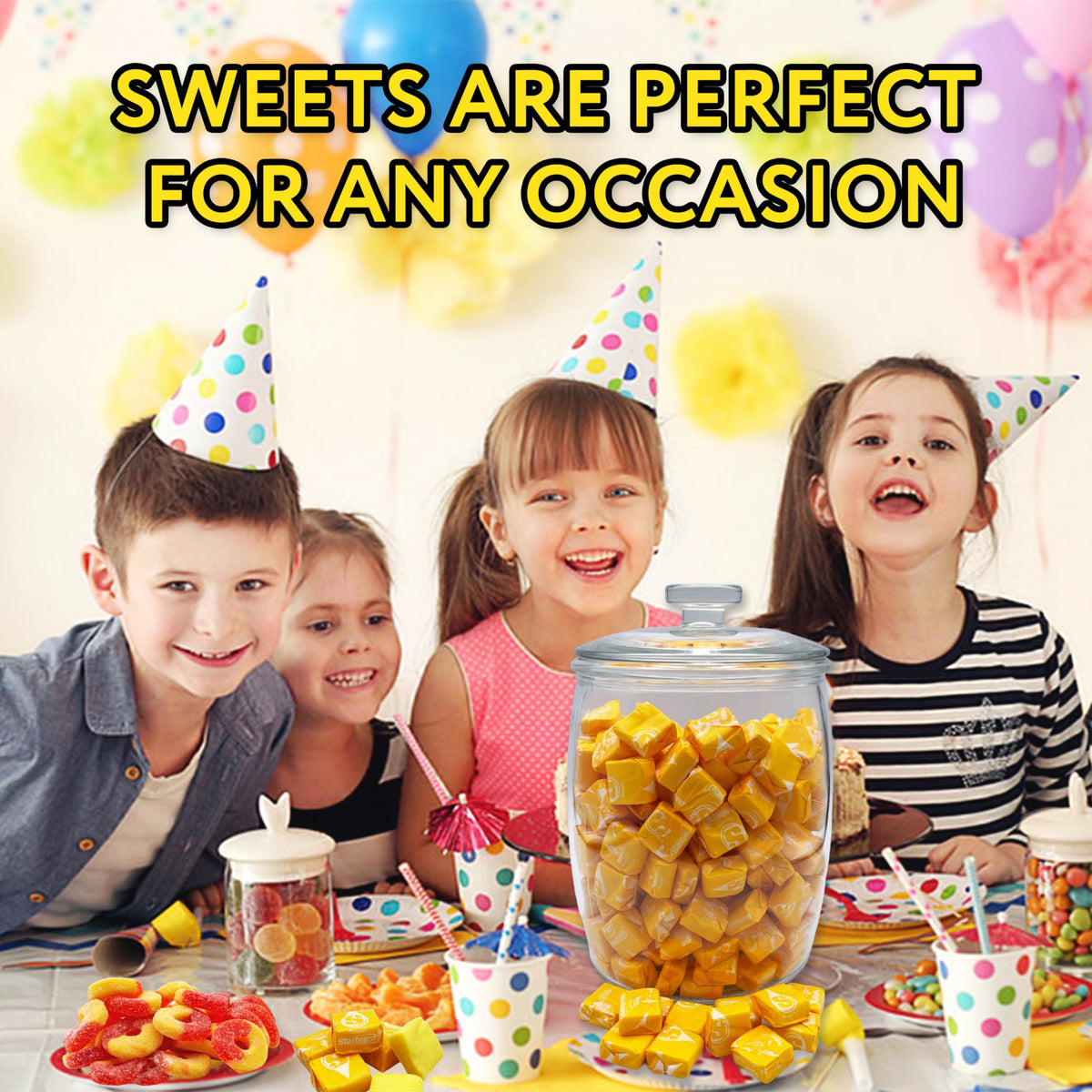 YUMMYLAND Star Bursts Lemon Candies make a bright gift idea for lemon lovers.